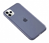 Eiroo Elegant iPhone 11 Pro Lacivert Silikon Kılıf