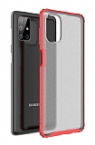 Eiroo Firm Samsung Galaxy M51 Ultra Koruma Krmz Klf
