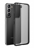 Eiroo Firm Samsung Galaxy S22 Plus 5G Ultra Koruma Siyah Kılıf