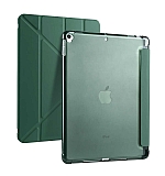 Eiroo Fold Apple iPad 10.2 (2021) Kalemlikli Standl Koyu Yeil Klf