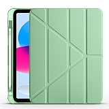 Eiroo Fold iPad 10.9 2022 10. Nesil Kalemlikli Standlı Açık Yeşil Kılıf