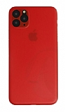 Eiroo Ghost Thin iPhone 11 Ultra İnce Kırmızı Rubber Kılıf