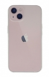 Eiroo Ghost Thin iPhone 13 Ultra nce Beyaz Rubber Klf