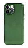 Eiroo Ghost Thin iPhone 13 Pro Ultra İnce Yeşil Rubber Kılıf