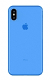 Eiroo Ghost Thin iPhone X / XS Ultra İnce Mavi Rubber Kılıf
