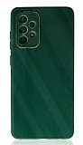Eiroo Glass Series Samsung Galaxy A23 Kamera Korumalı Yeşil Silikon Kılıf