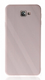 Eiroo Glass Series Samsung Galaxy J7 Prime Pembe Silikon Kılıf