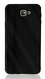 Eiroo Glass Series Samsung Galaxy J7 Prime Siyah Silikon Kılıf