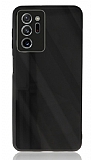 Eiroo Glass Series Samsung Galaxy Note 20 Ultra Kamera Korumalı Siyah Silikon Kılıf