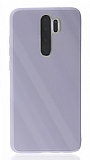Eiroo Glass Series Xiaomi Redmi Note 8 Pro Lila Silikon Kılıf