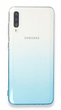 Eiroo Gradient Samsung Galaxy A30S Geçişli Turkuaz Silikon Kılıf