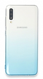 Eiroo Gradient Samsung Galaxy A70 Geçişli Turkuaz Silikon Kılıf