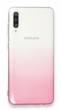 Eiroo Gradient Samsung Galaxy A70 Geçişli Pembe Silikon Kılıf
