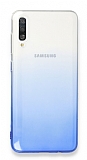 Eiroo Gradient Samsung Galaxy A70 Geçişli Mavi Silikon Kılıf
