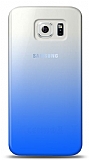 Eiroo Gradient Samsung Grand S6 Edge Geçişli Mavi Rubber Kılıf