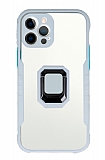 Eiroo Guard iPhone 12 Pro Max 6.7 inç Ultra Koruma Beyaz Kılıf