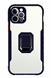 Eiroo Guard iPhone 12 Pro 6.1 in Ultra Koruma Lacivert Klf
