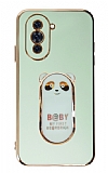 Eiroo Huawei Nova 10 Baby Panda Standl Yeil Silikon Klf