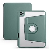 Eiroo iPad 10.9 2022 10. Nesil Kalem Bölmeli Döner Standlı Yeşil Kılıf