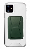 Eiroo iPhone 11 Yeşil Kartlıklı Standlı Ultra Koruma Kılıf