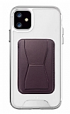 Eiroo iPhone 11 Mor Kartlıklı Standlı Ultra Koruma Kılıf