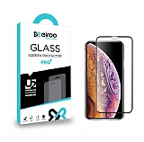 Eiroo iPhone 11 Pro Max Full Tempered Glass Cam Ekran Koruyucu