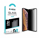 Eiroo iPhone 11 Pro Max Full Privacy Tempered Glass Cam Ekran Koruyucu