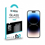 Eiroo iPhone 14 Pro Tempered Glass Cam Ekran Koruyucu