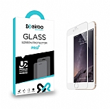 Eiroo iPhone 6 / 6S Full Tempered Glass Beyaz Cam Ekran Koruyucu