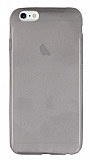 iPhone 6 Plus / 6S Plus Ultra İnce Şeffaf Siyah Silikon Kılıf