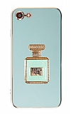 Eiroo iPhone 7 / 8 Aynalı Parfüm Standlı Yeşil Silikon Kılıf