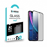 Eiroo iPhone XR Full Tempered Glass Mat Cam Ekran Koruyucu