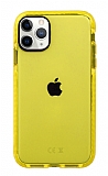 Eiroo Jelly iPhone 12 Pro Max 6.7 inç Sarı Silikon Kılıf