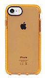 Eiroo Jelly iPhone SE 2022 Turuncu Silikon Kılıf