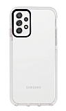 Eiroo Jelly Samsung Galaxy A52 / A52 5G Şeffaf Beyaz Silikon Kılıf