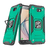 Eiroo Kickstand Samsung Galaxy J7 Prime Ultra Koruma Yeşil Kılıf
