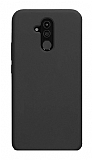 Eiroo Lansman Huawei Mate 20 Lite Siyah Silikon Klf