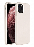 Eiroo Lansman iPhone 11 Pro Krem Silikon Kılıf