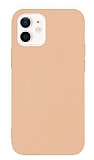 Eiroo Lansman iPhone 12 / iPhone 12 Pro 6.1 in Pembe Silikon Klf