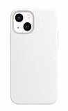 Eiroo Lansman iPhone 13 Beyaz Silikon Kılıf