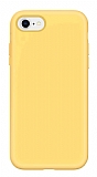 Eiroo Lansman iPhone 7 / 8 Sarı Silikon Kılıf