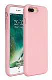 Eiroo Lansman iPhone 7 Plus / 8 Plus Pembe Silikon Klf
