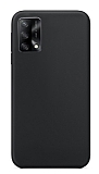 Eiroo Lansman Oppo A74 Siyah Silikon Klf