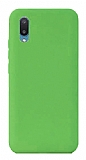 Eiroo Lansman Samsung Galaxy A02 Yeşil Silikon Kılıf