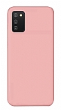 Eiroo Lansman Samsung Galaxy A02s Pembe Silikon Klf