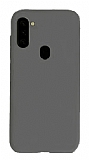 Eiroo Lansman Samsung Galaxy A11 / M11 Gri Silikon Kılıf