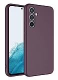 Eiroo Lansman Samsung Galaxy A24 4G Kamera Korumalı Mürdüm Silikon Kılıf
