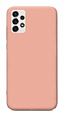 Eiroo Lansman Samsung Galaxy A52 / A52 5G Pembe Silikon Kılıf
