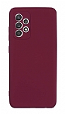 Eiroo Lansman Samsung Galaxy A52s 5G Kamera Korumal Mor Silikon Klf