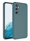 Eiroo Lansman Samsung Galaxy A54 Kamera Korumalı Koyu Yeşil Silikon Kılıf